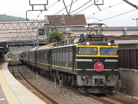 EF81 トワイライトエクスプレス 東海道本線島本駅