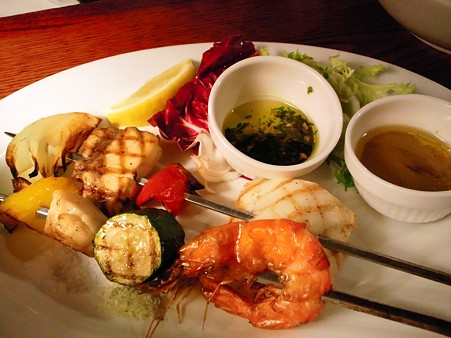 シーフードブロシェット@Red Lobster