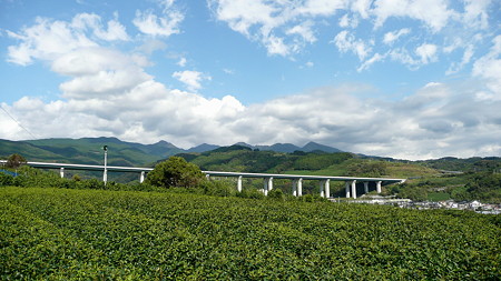 愛鷹山方面の景色