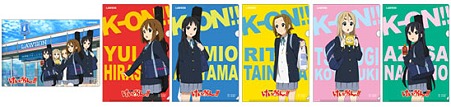 けいおん!!フェア　クリアファイルイメージ