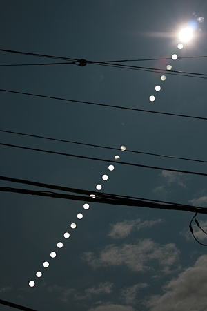 太陽のインターバル撮影