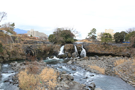 鮎壺のかけ橋からの鮎壺の滝