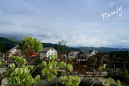 清里駅からみた風景・・