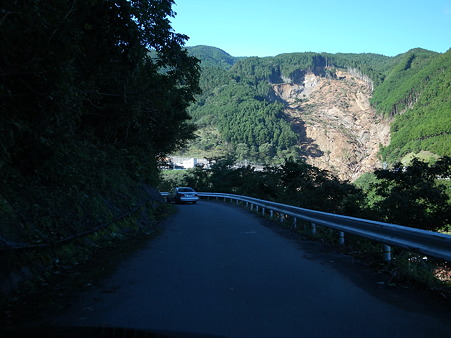 国道169号線・奈良県川上村の災害箇所